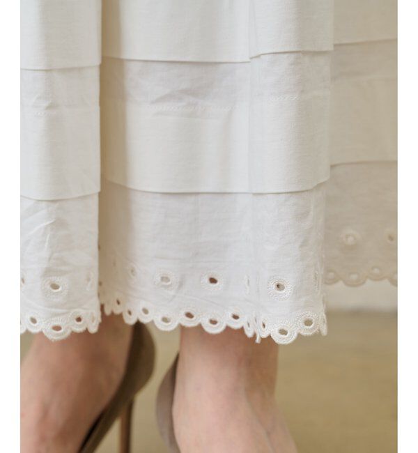 GEMINI「【GEMINI】スカラップ刺繍スカート」|スカート|