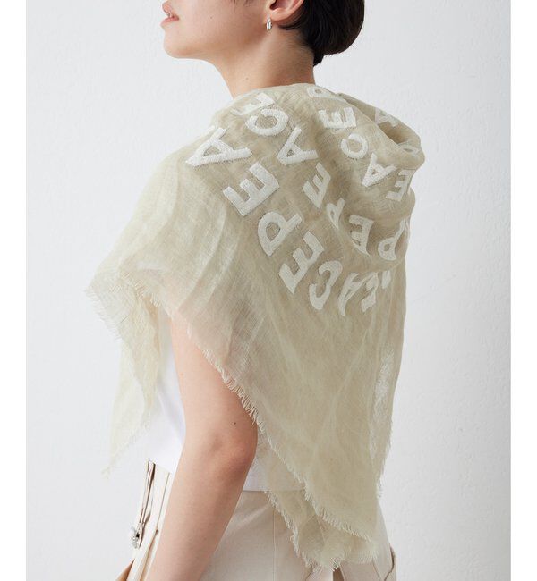  「【CITRUS】別注エンブロイダリーストール」|マフラー|