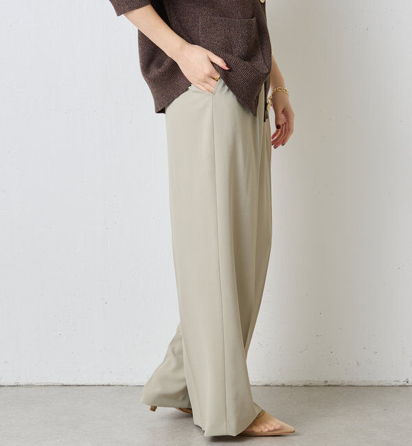  「ジャージワイドパンツ」|チノ|