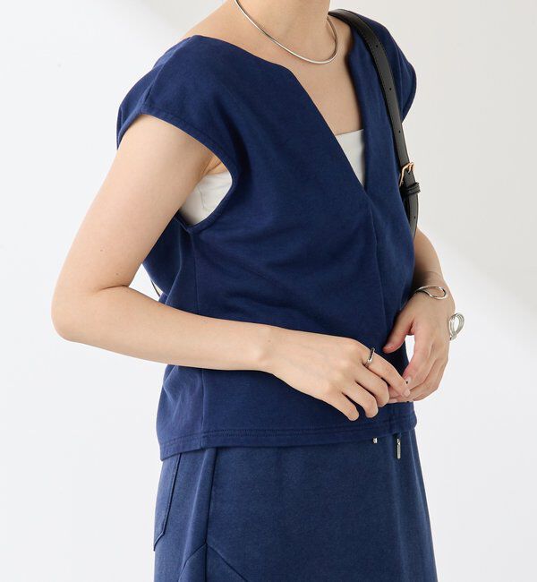  「Q.anos ツイストタンクトップ」|Tシャツ・カットソー|