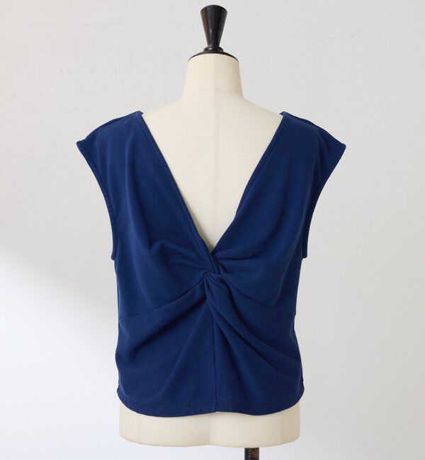  「Q.anos ツイストタンクトップ」|Tシャツ・カットソー|