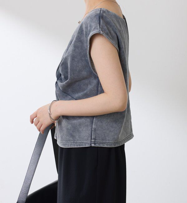  「Q.anos ツイストタンクトップ」|Tシャツ・カットソー|