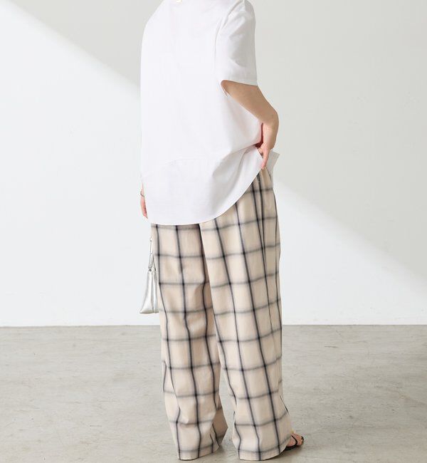  「チェックタックパンツ」|チノ|