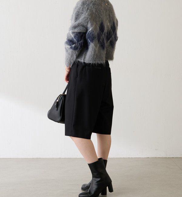  「	アーガイルシャギーカーディガン」|ニット・セーター|