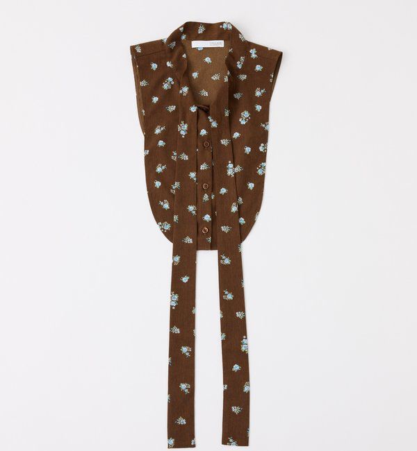  「【PAPILLONNER/パピヨネ】小花柄アタッチドボウタイカラー」|その他|