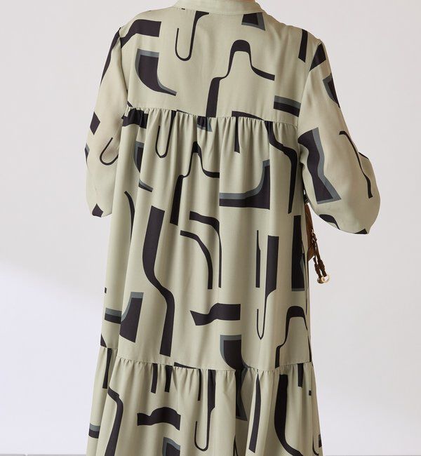  「幾何学柄ワンピース」|ワンピース|