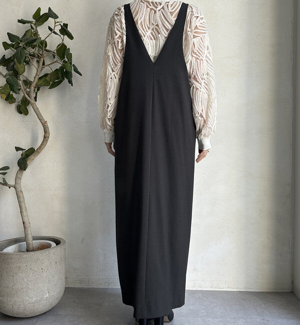  「【新色追加/前後2WAYで着られる】深Vワンピース」|ワンピース|