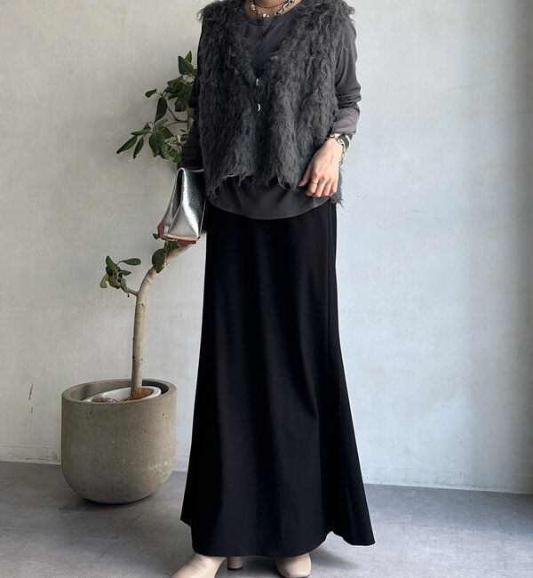  「【柔らかい着心地】袖シアーリブTEE」|Tシャツ・カットソー|