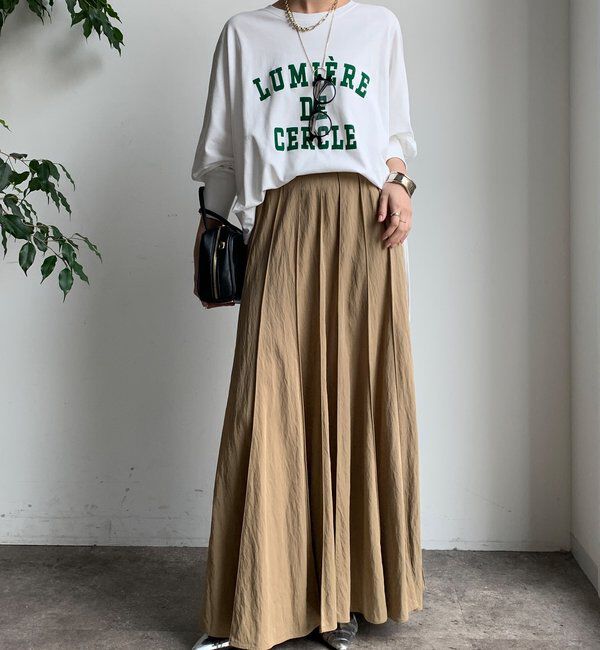  「パネルプリーツスカート」|スカート|