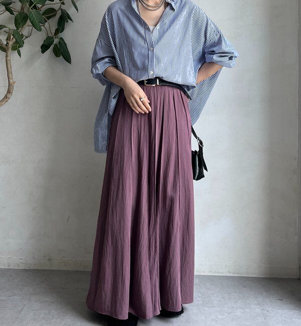  「パネルプリーツスカート」|スカート|