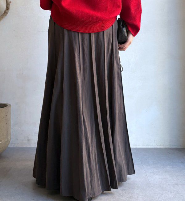  「パネルプリーツスカート」|スカート|