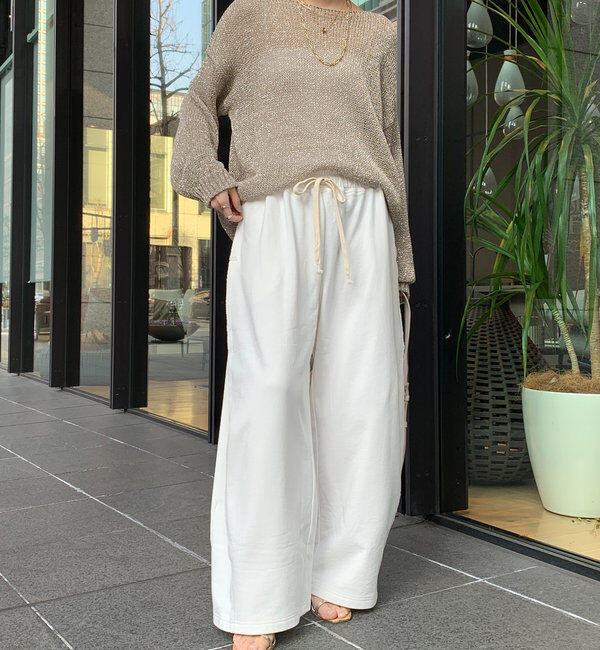  「ドロストスウェットパンツ」|チノ|