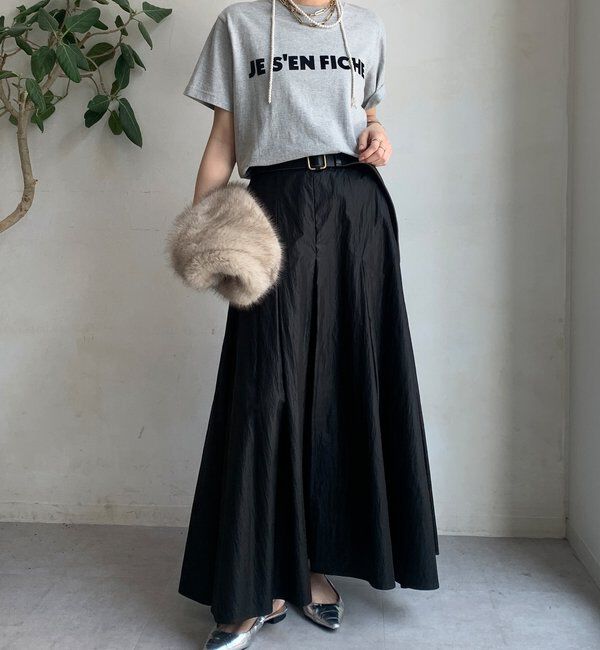  「シャイニータックフレアスカート」|スカート|