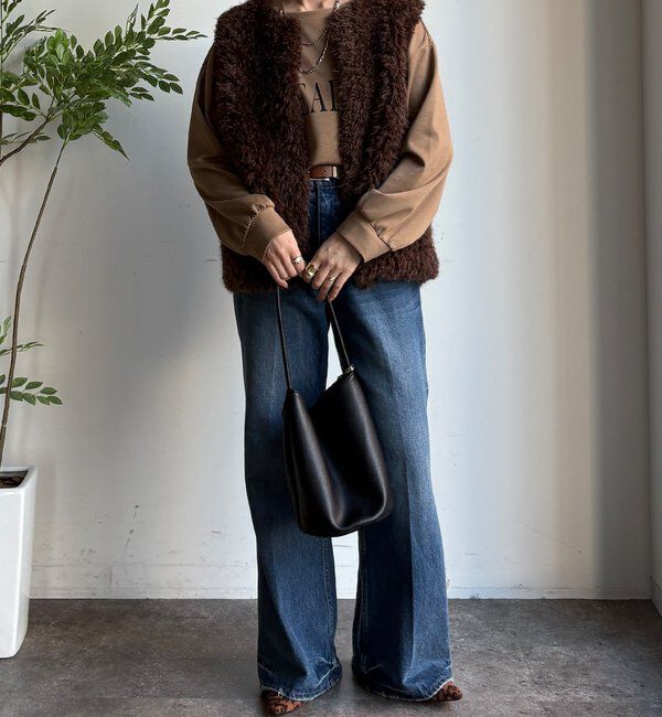  「フェイクカシミヤファーベスト」|ベスト・ジレ|