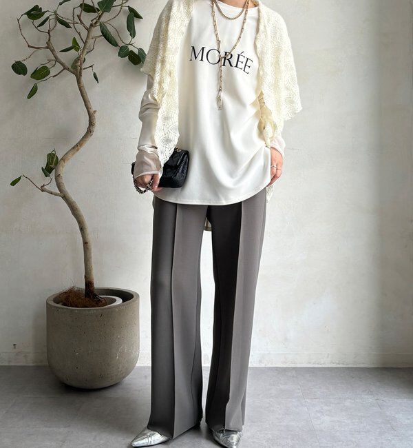  「【WEB限定】ダブルエアーストレートパンツ」|チノ|