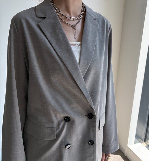  「ダブルブレストジャケット」|テーラードジャケット|