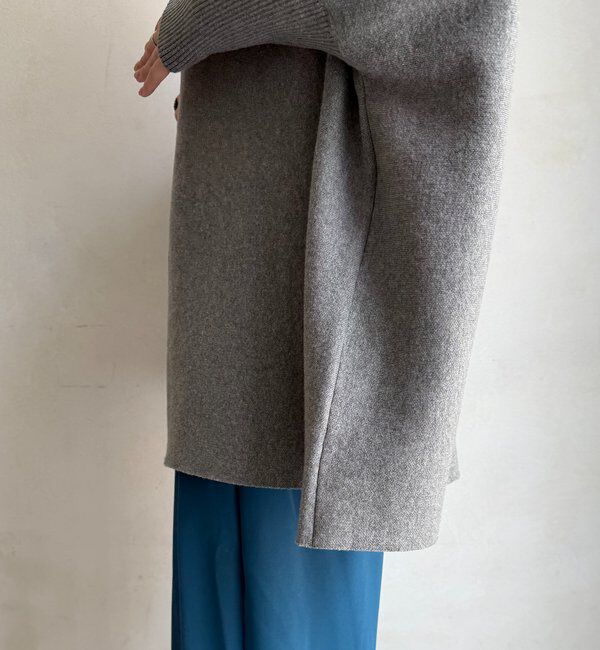  「フーディーポンチョニット」|ニット・セーター|