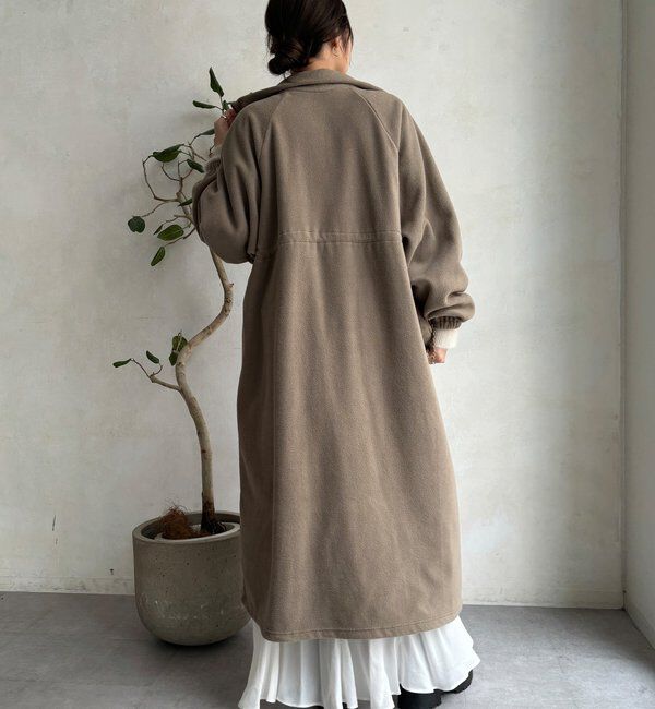  「【WEB限定】フリースロングコート」|その他|