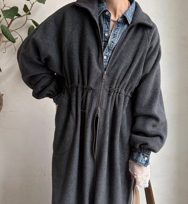  「【WEB限定】フリースロングコート」|その他|