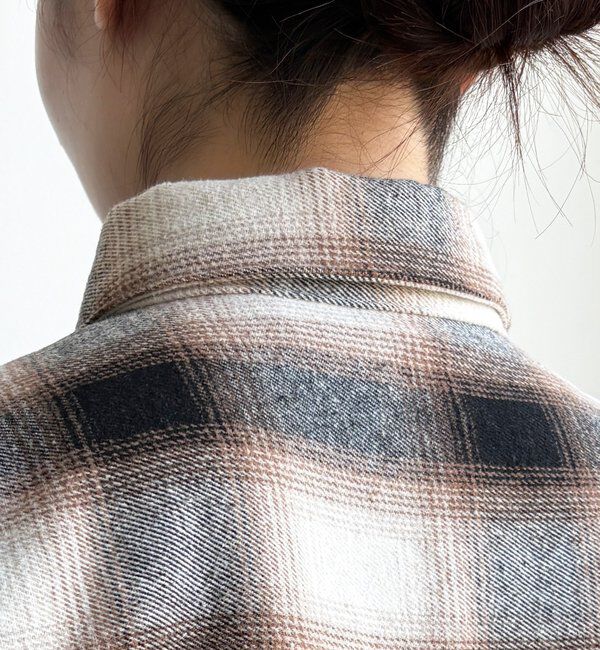  「起毛チェックドロストシャツ」|シャツ・ブラウス|