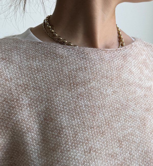  「モヘヤメランジプルオーバー」|ニット・セーター|