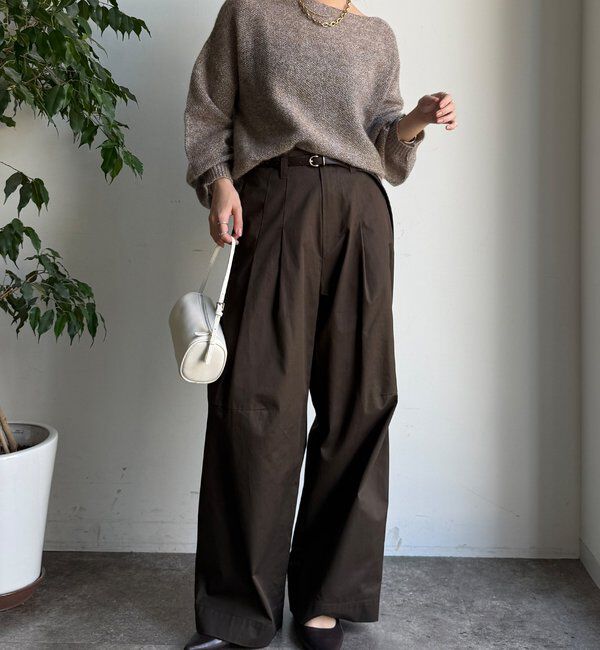  「モヘヤメランジプルオーバー」|ニット・セーター|