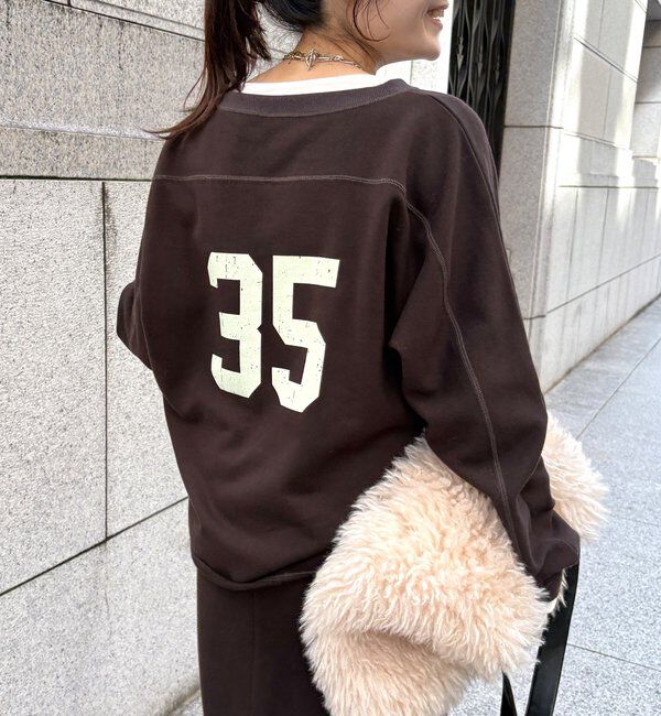  「【インフルエンサーOKOCHI企画】裏毛ナンバリングプルオーバー」|Tシャツ・カットソー|