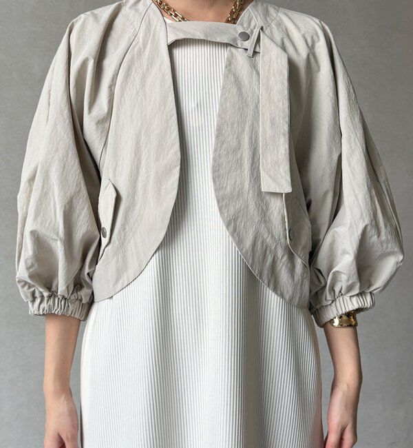  「【WEB限定】ボレロセットカットプリーツワンピース」|ワンピース|