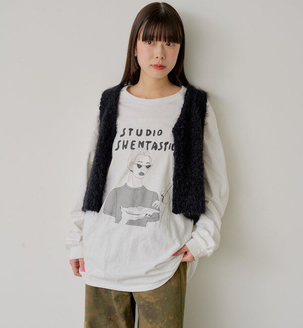  「【WHIMSIC】シェンタスティック スタジオ シルクスクリーンプリントT」|Tシャツ・カットソー|