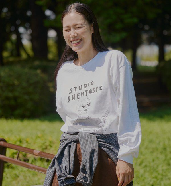 「【WHIMSIC】シェンタスティック スタジオ シルクスクリーンプリントT」|Tシャツ・カットソー|