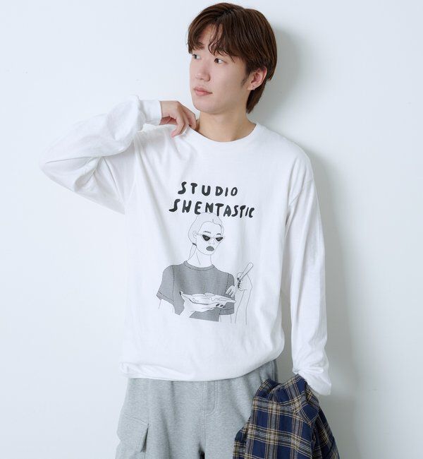  「【WHIMSIC】シェンタスティック スタジオ シルクスクリーンプリントT」|Tシャツ・カットソー|