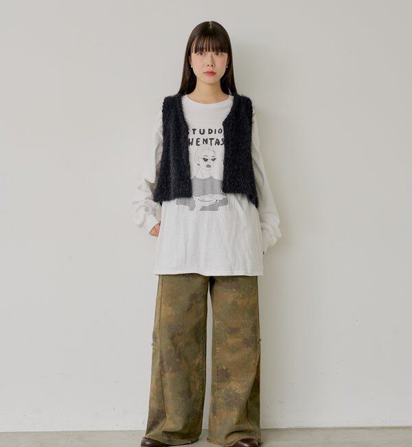  「【WHIMSIC】シェンタスティック スタジオ シルクスクリーンプリントT」|Tシャツ・カットソー|