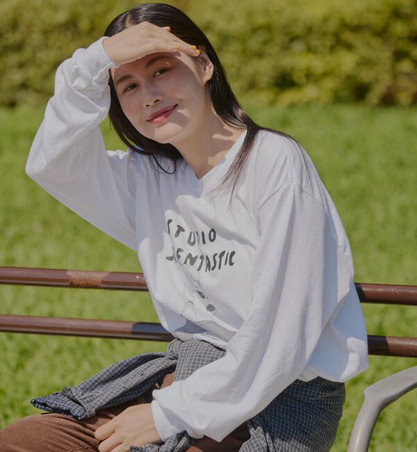  「【WHIMSIC】シェンタスティック スタジオ シルクスクリーンプリントT」|Tシャツ・カットソー|