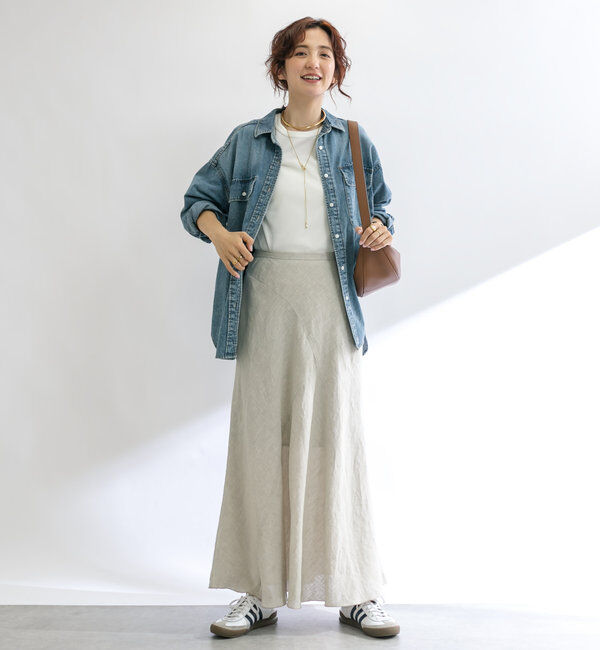  「【ベストセラー】【MONN.:.(モン)】ビッグデニムシャツ」|シャツ・ブラウス|