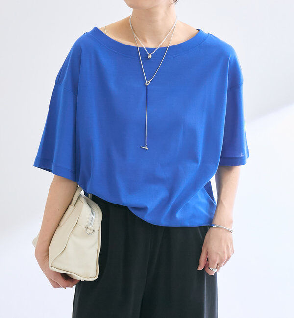  「【MONN.:.(モン)】オープンネックTee」|Tシャツ・カットソー|