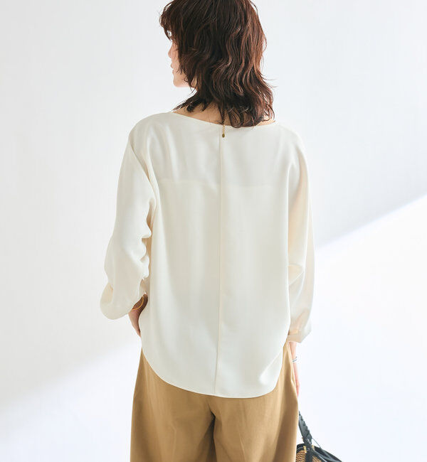  「ドルマンターンバックブラウス」|シャツ・ブラウス|