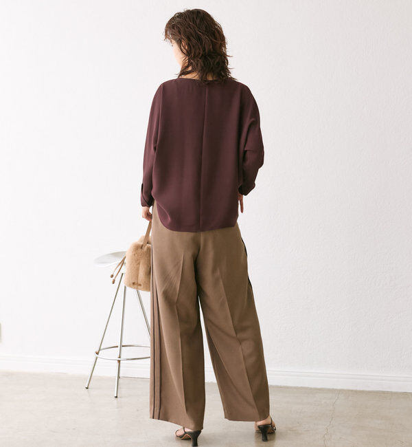  「ドルマンターンバックブラウス」|シャツ・ブラウス|