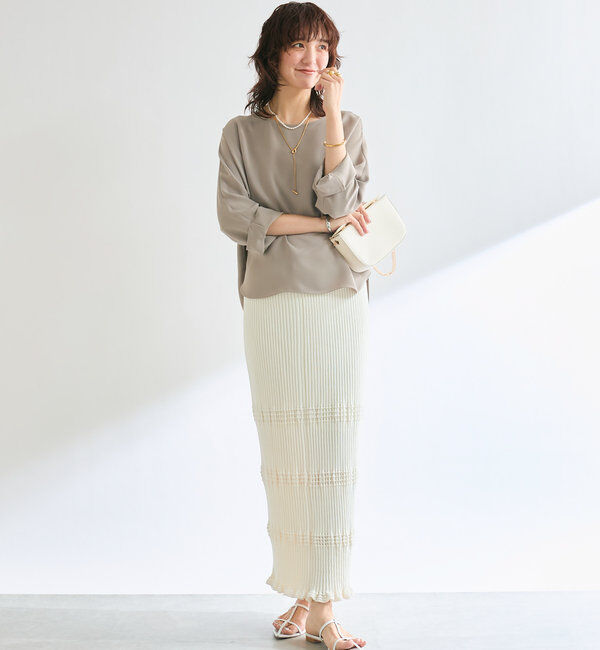  「ドルマンターンバックブラウス」|シャツ・ブラウス|