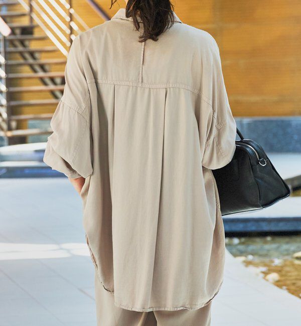  「【セットアップ可】ガーメントダイワイドシャツ」|シャツ・ブラウス|