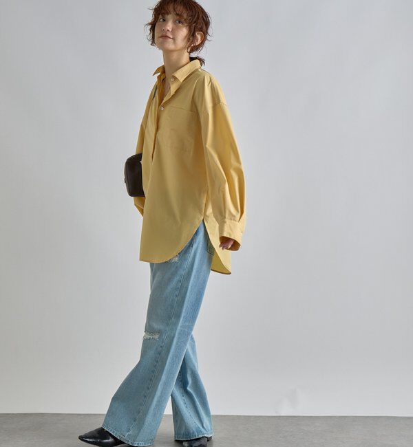  「【MONN.:.(モン)】セミフレアリペアデニム」|デニム|