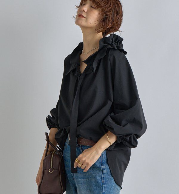  「【リバイバル】ドロストフリルカラーブラウス」|シャツ・ブラウス|