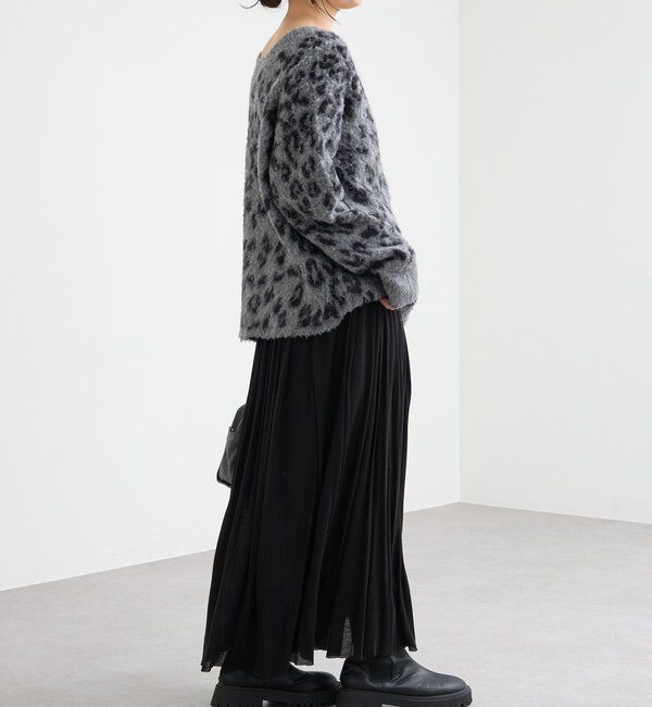  「レオパードシャギーニット」|ニット・セーター|