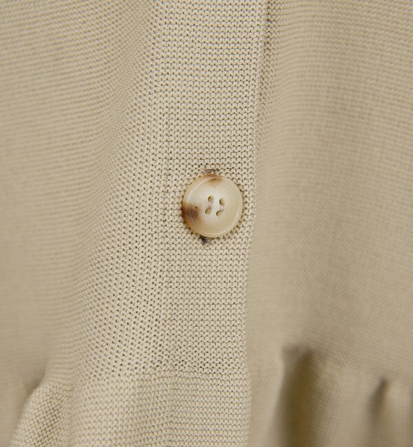  「ペプラムロングカーデ」|ニット・セーター|