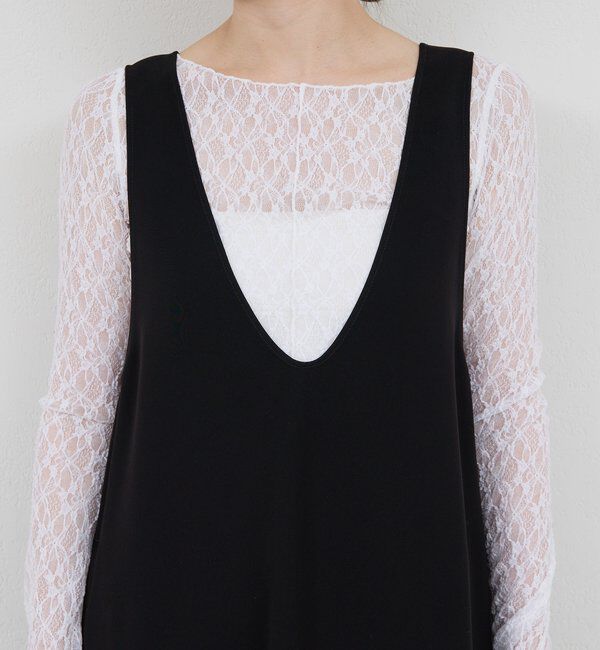  「ディープUネック2WAY ワンピース」|ワンピース|