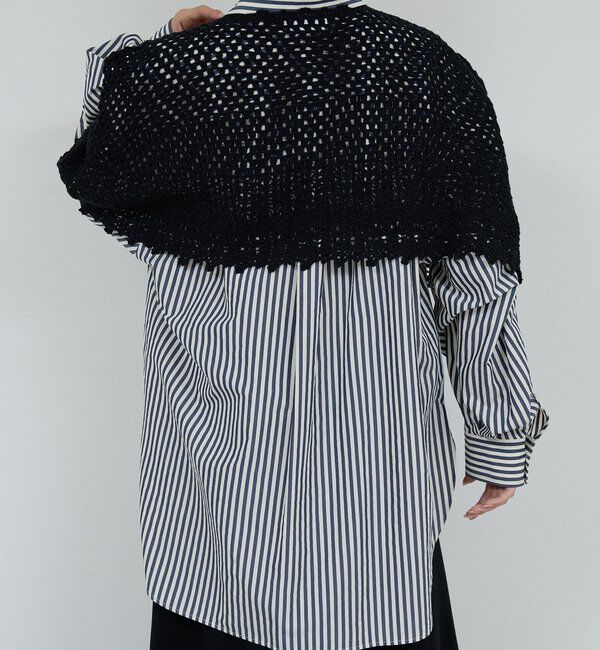  「【HERITANOVUM】クロシェットケープ」|ニット・セーター|