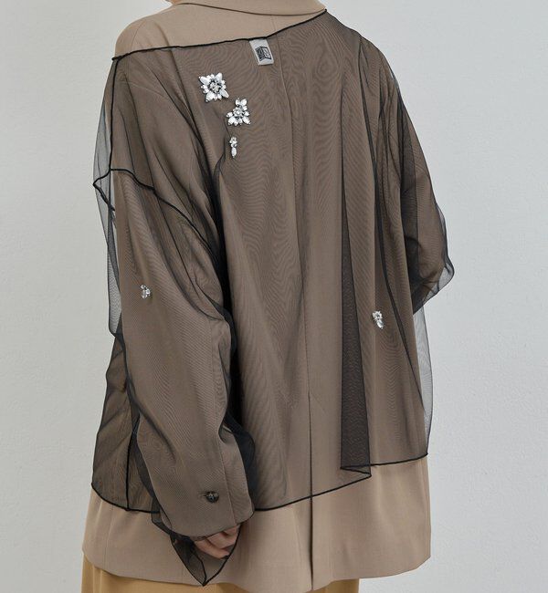  「【25th記念アイテム】ビジューチュールプルオーバー」|シャツ・ブラウス|