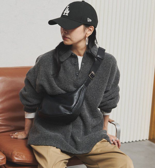  「ソフトレザーラウンドショルダーバッグ」|ショルダー・メッセンジャー|