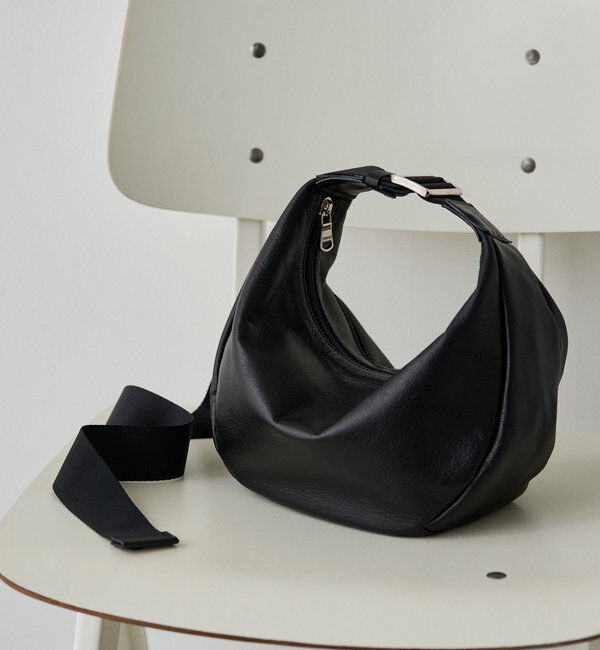  「ソフトレザーラウンドショルダーバッグ」|ショルダー・メッセンジャー|