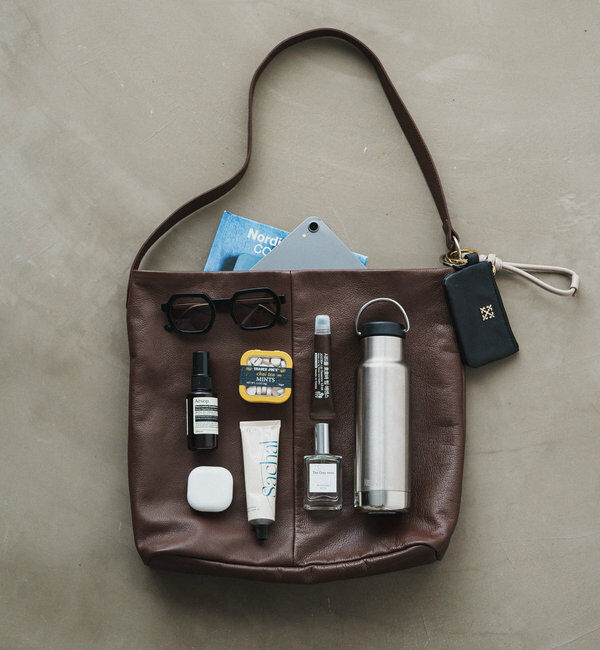  「カラビナ付き ソフトレザーマルチケース」|その他|