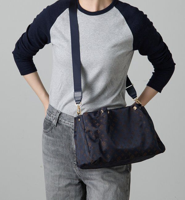  「ナイロン三層2WAYミニトートバッグ」|トートバッグ|ブラウン